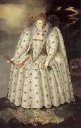 unknow artist The Ditchley Portrait of Queen Elizabeth Spain oil painting artist